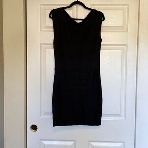 French connection black bodycon dress